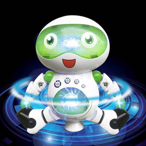 360 degree rotating electronic Funny toy robot car music dance cool lighting Walking Space Astronaut Kids Toys kids gift
