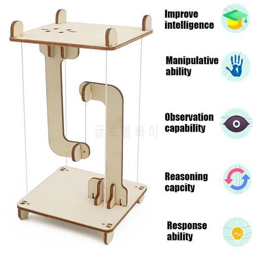 Wooden Anti-Gravity Diy Tensegrity Structure Floating Table Model Toy For Kids Child Gift Building Blocks