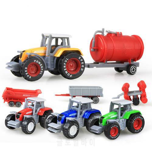 Classic Mini Alloy Engineering Car Toys for Children Tractor Farm Vehicle Model Boy Toys Oyuncak Gift Kids Toys Boys