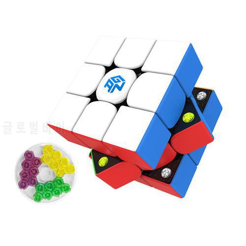 GAN356 M Magnetic Magic Speed Gan Cube Stickerless GAN356M Magnets Professional GAN 356 M Puzzle GANS Cubes