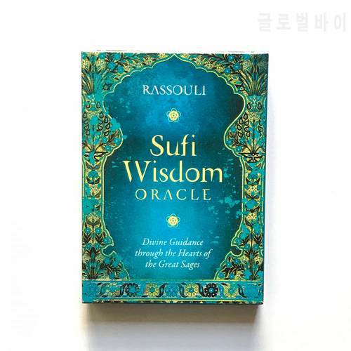 NEW Tarot Card Sufi Wisdom Oracle Fate Divination Game Card Full English Portable Adult Child Entertainment Board Game Toy