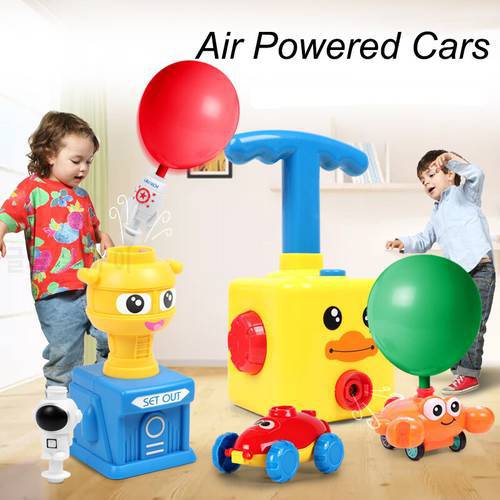 Air Power Balloon Car Toy Inertial Power Balloon launcher Education Science Experiment Puzzle Fun Toys for Kids