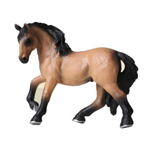 Realistic Lusitano Horse Animal Model PVC Figurine Desktop Decor Kids Toy Gift NEW