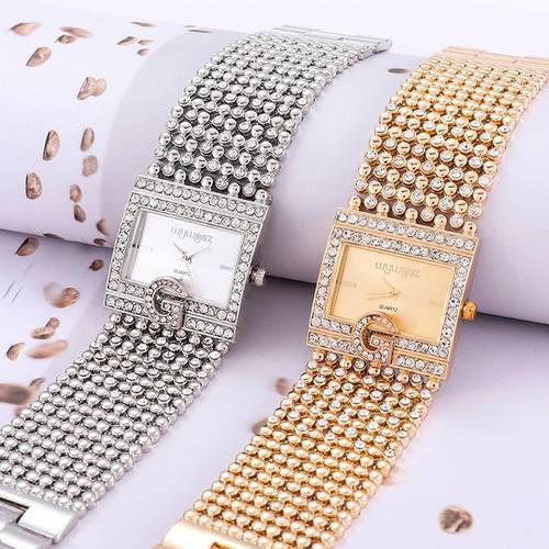 Women Watches Gold Luxury Brand Diamond Quartz Ladies Wrist Watches Stainless steel Clock Female Watch relogio feminino 2020