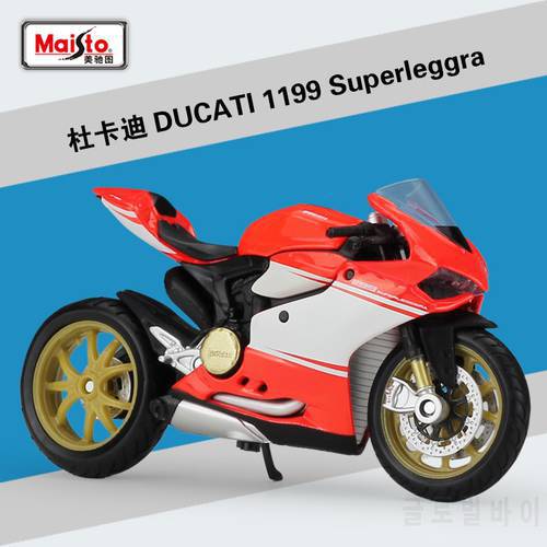 1:18 Maisto DUCATI 1199 Superleggra Metal Diecast Model Motorcycle Collectibles