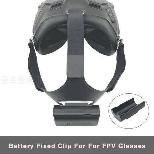FPV glasses V2 Battery External Extend Fixed Bracket Clip for DJI FPV Glasses Accessories