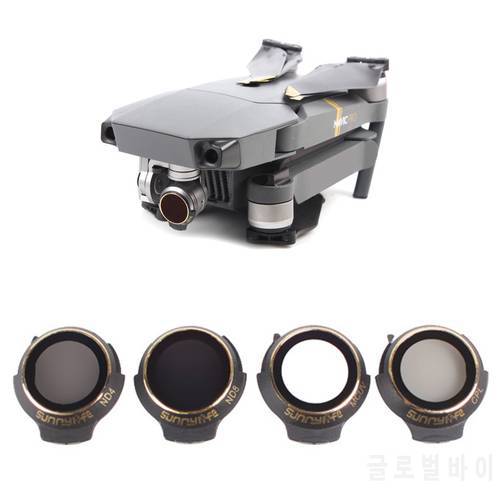 For DJI Mavic Pro Professional/Platinum Neutral Density Lens Filter UV+CPL+ND4+ND8 Filter Polar C-PL Drone Accessories Camera