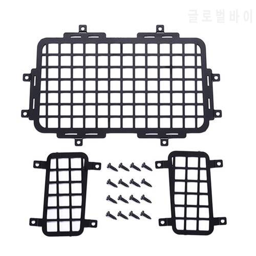 for MN D90 D99S MN99S 1/12 RC Car Upgrade Parts Metal Stereoscopic Rear Window Mesh Protective Net Accessories