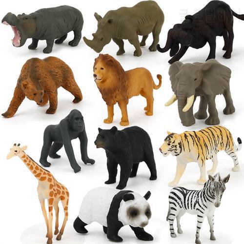Hot Sale High Quality Puzzle Learning Toys - (12Pcs/Pack) Mini Simulated Animals Model Toy Figurine Animal Toy For Children Gift