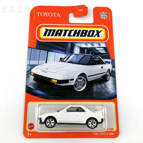 Matchbox Cars 1984 TOYOTA MR2 1/64 Metal Diecast Collection Alloy Model Car Toys