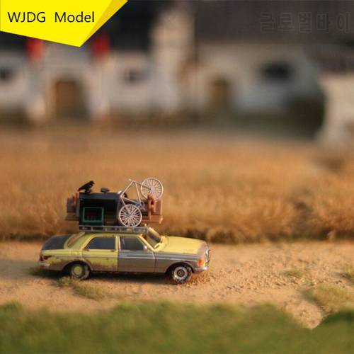 WJDG Model Model making paddy field series scene Model grass suitable for 1:72/1:87HO train sand table DIY miniature landscape