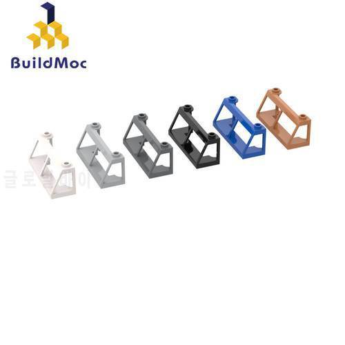 BuildMOC 13760 2X6X2 Frame Train Windshield For Building Blocks Parts DIY Construction Classic Brand Children Gift