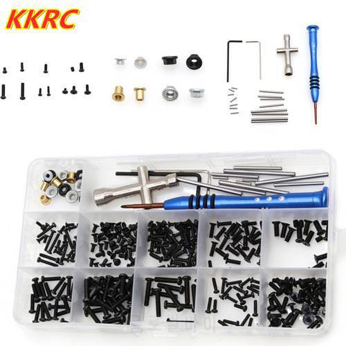 WLtoys 144001 M2 M2.5 M3 Screw Fastener Kit Cross Sleeve Allen Wrench Swing Arm Pin Screws For 1/14 RC Car Spare Parts