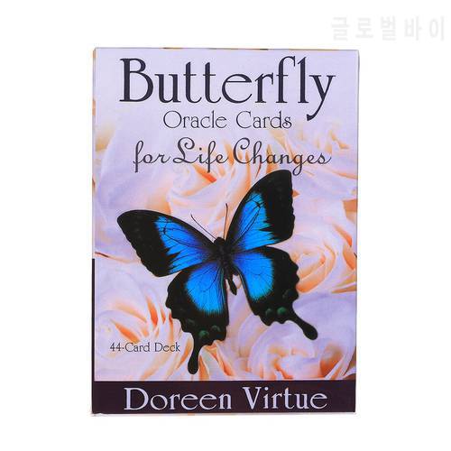 Butterfly Oracle Cards For Life Changes Tarot Guidance Divination Fate Tarot Deck Board Games English Gift Party Playing