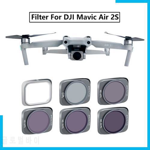 For DJI Mavic Air 2S CPL/ UV/ND8PL/ ND4 8 16 32 PL Set NDPL4 8 16 32 ND Lens Filters Set Professional Filter Kit Air2S
