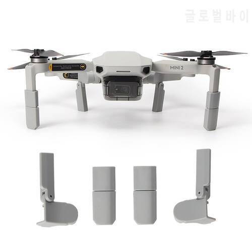 Extended Landing Gear for Mavic Mini 2 Protective Support Extensions Leg Shock-Absorb Stabilizer for DJI Mavic Mini 2 Drone