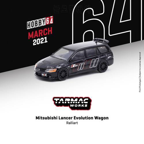 Tarmac Works 1: 64 Lancer Evolution Wagon Ralliart Model Car