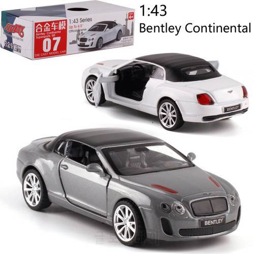 CAIPO 1:43 Continental Alloy Pull back Toys Car Model Vehicles