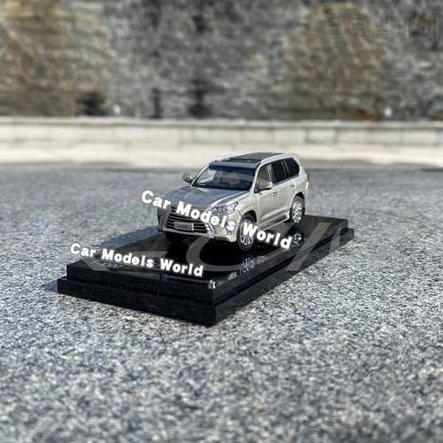 Diecast Car Model for Kyosho & Well LX570 1:64 (Silver)