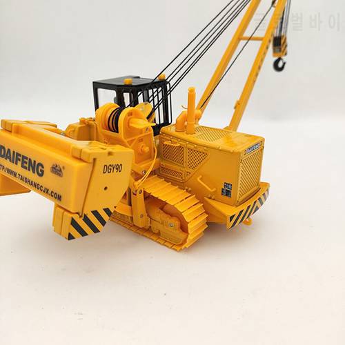 Diecast 1:50 CAT Taian DGY90 Pipelayer Allalloy Crane Engineering Truck Model Collection Display Toys Gift Collection