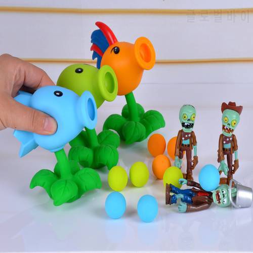 26 styles PVZ Peashooter PVC Action anime Figure Model Toy Gifts Toys For Children High Quality launch plants