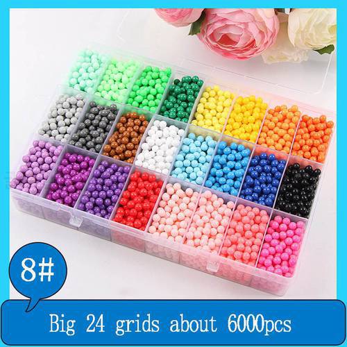 NEW DIY water spray beads 24 colors Refill Beads puzzle Crystal set ball games 3D handmade magic toys for children manualidades