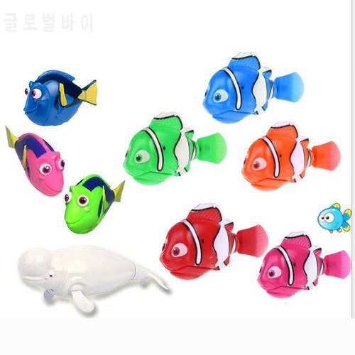 2020 New Funny Swimming Electronic Fish Activated Battery Powered Pets Toy Pet for Fishing Tank Decorating Bath Toys