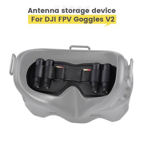 PU Dustproof Lens Protector for DJI FPV Goggles Antenna Storage Cover Memory Card Slot Holder for DJI FPV Glasses V2 Accessories