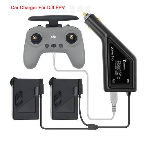 Mavic Air 2 Car Charger For DJI Mavic Air 2 Intelligent Battery Charging Hub And DJI FPV Mavic Mini /Mini2 SE Multi Car Charger