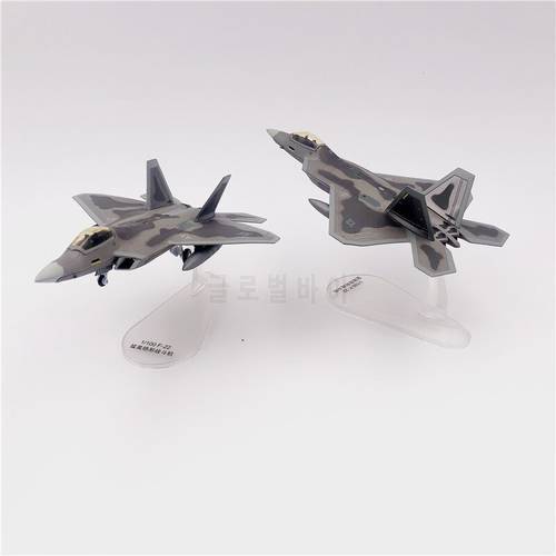 US Army F22 Raptor Stealth Fighter F-22 Military Aircraft Model 1/100 Scale Alloy