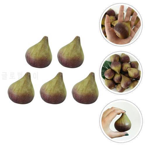 Fig Artificial Fruit Fruits Model Decorative Simulationprops Furnishings Adornments Looking Realistic Householdlifelike