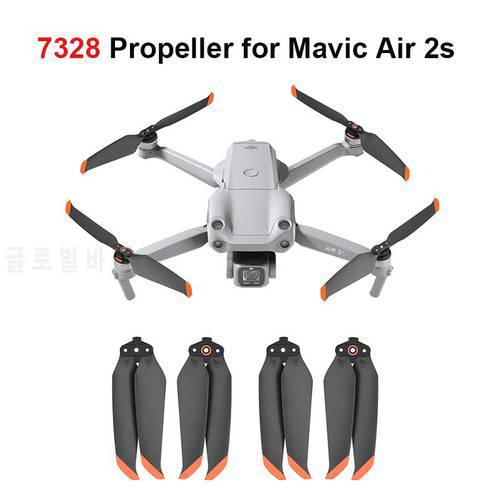 1/2/4 pairs 7328 Propellers for DJI Mavic Air 2S Quick Release Paddle Blade Replacement Props Wing Spare Parts for mavic Air 2S