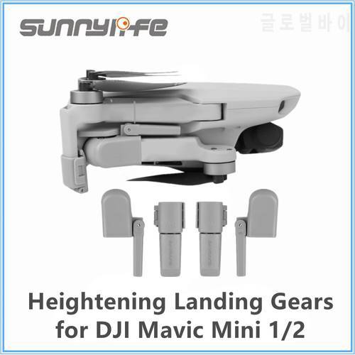 Sunnylife DJI Mavic Mini 2 / 1 Foldable Heightening Landing Gears Extension Leg Support Stand for DJI Drone Accessories