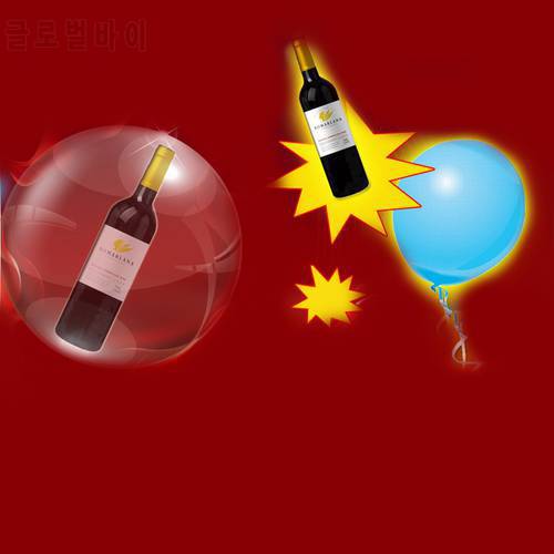 Appearing Bottle From Balloon Stage Magic Tricks Appear Wine Magician Trick Gimmick Prop Illusion Accessory
