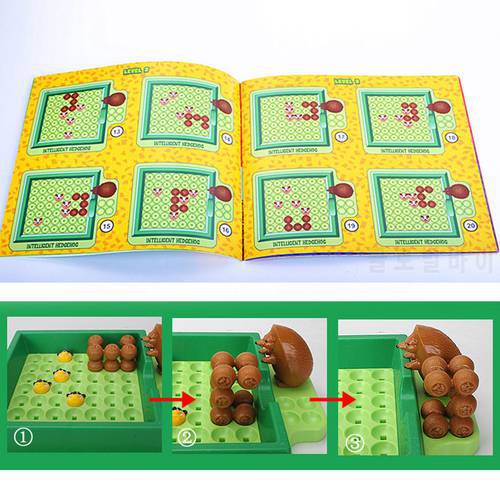 Labyrinth Room Hedgehog Escape Board Game Brain Teaser Parent-child Interactive Intelligence Development Early Education Toys