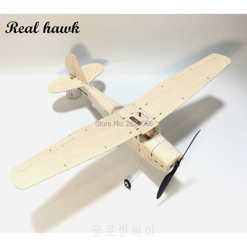 Min RC Plane Laser Cut Balsa Wood Airplane Kit cessna L-19 Model Building Kit
