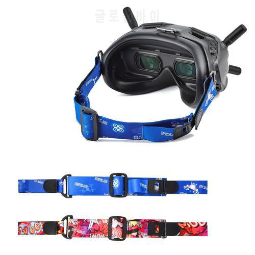 2PCS Adjustable Headband for DJI FPV Goggles V2 Head Strap with battery Strap Holder VR Goggles Glasses Colorful Head Belt