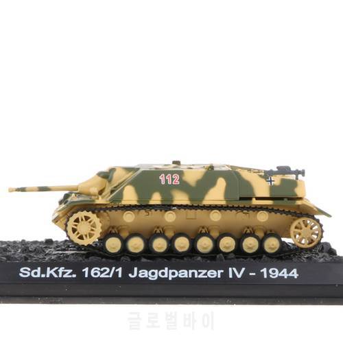 1:72 Sd.Kfz.162/1 Jagdpanzer IV-1944 Army Tank Diecast Model Figure Toy Collectibles Home/Office Decor Display