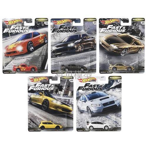 2020 Hot Wheels Cars1/64 Fast and Furious 6 Civic Eg Nissian S15 Mazda Rx7 Collector&39s Metal Car for Boy&39s Gift