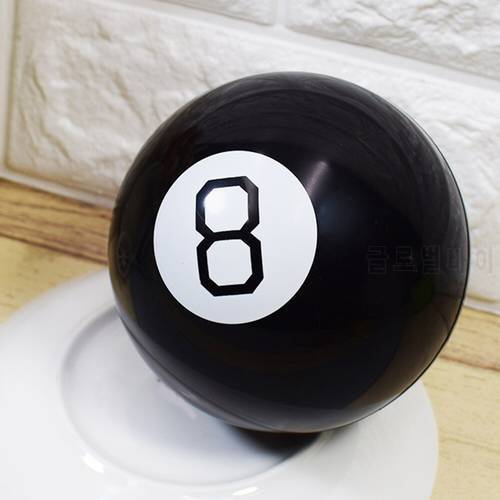 Ball Black 8 Magic Props Magic Ball 10cm Fortune Telling Ball Retro Magic Mystic Toy Fun Novelty Party Game Toys For Adult