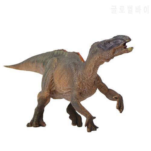 Jurassic Dinosaur Simulation Toy C24 Iguanodon Soft Plastic Figures Hand Painted Animal Model Collection Toys For Children Gift