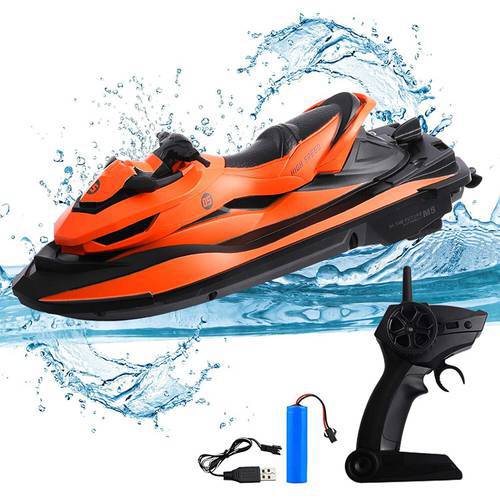 RC Boat Remote Control Racing Boats for Pools and Lakes 10KM/H 2.4G HZ Electric Mini Watercraft Outdoor Radio Controlled