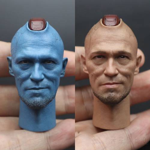 1/6 Yondu Michael Rooker Head Sculpt PVC Male Head Carving Model Fit 12 inch Soldier Action Figure Body