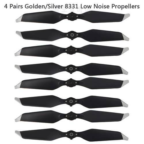 4 Pairs 8331 Low Noise Quick-Release Propellers for DJI Mavic Pro & Mavic Pro Platinum Repair Parts Accessories