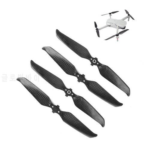 4 PCS 7238F Carbon Fiber Quick Release Foldable Propellers for DJI Mavic Air 2/ 2S Drone Low Noise Propellers Parts Accessories