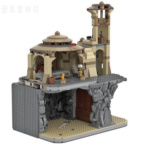 Authorized MOC-54526 Rancor Pit (fit Jabba&39s Palace 9516) War Scene Building Blocks set Compatible With 9516/75005 (By Albo)