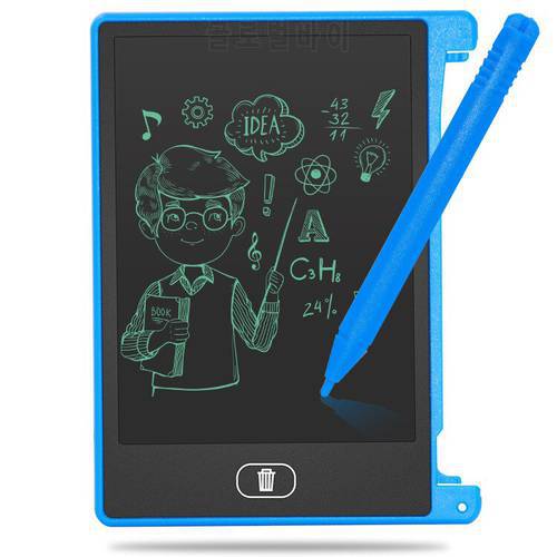 4.4 Inch LCD Liquid Crystal Electronic Writer Paperless Notepad Carry With Mini Tablet Writing Drawing Board Children Puzzle Toy