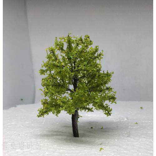 8 cm of miniature tree 5pcs model architecture model railway layout green landscape scenery train model tree
