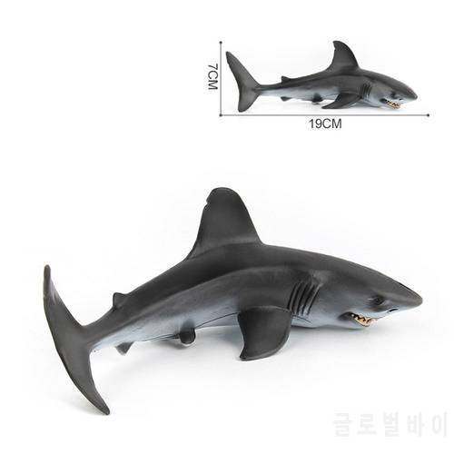 Simulation Shark Marine Animal PVC Model Figurine Table Ornament Education Toy