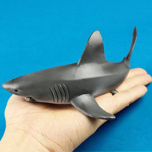 The great white shark Free Shipping Simulation Sharkly Marine Animal PVC Model Figurine Table Ornament Education Toy